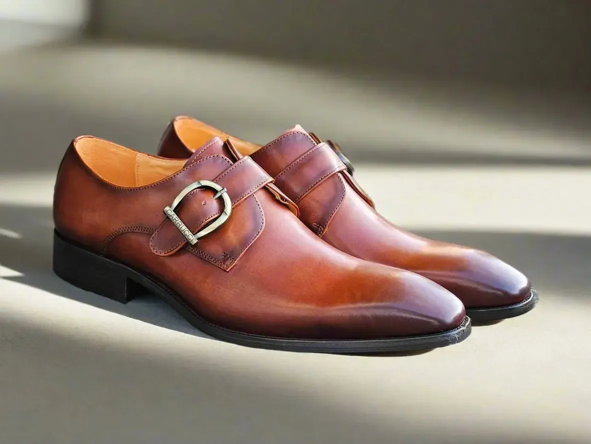 Signature Buckle Monk Strap Shoe