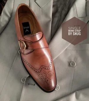 Single Monk Strap Shoes By Snug