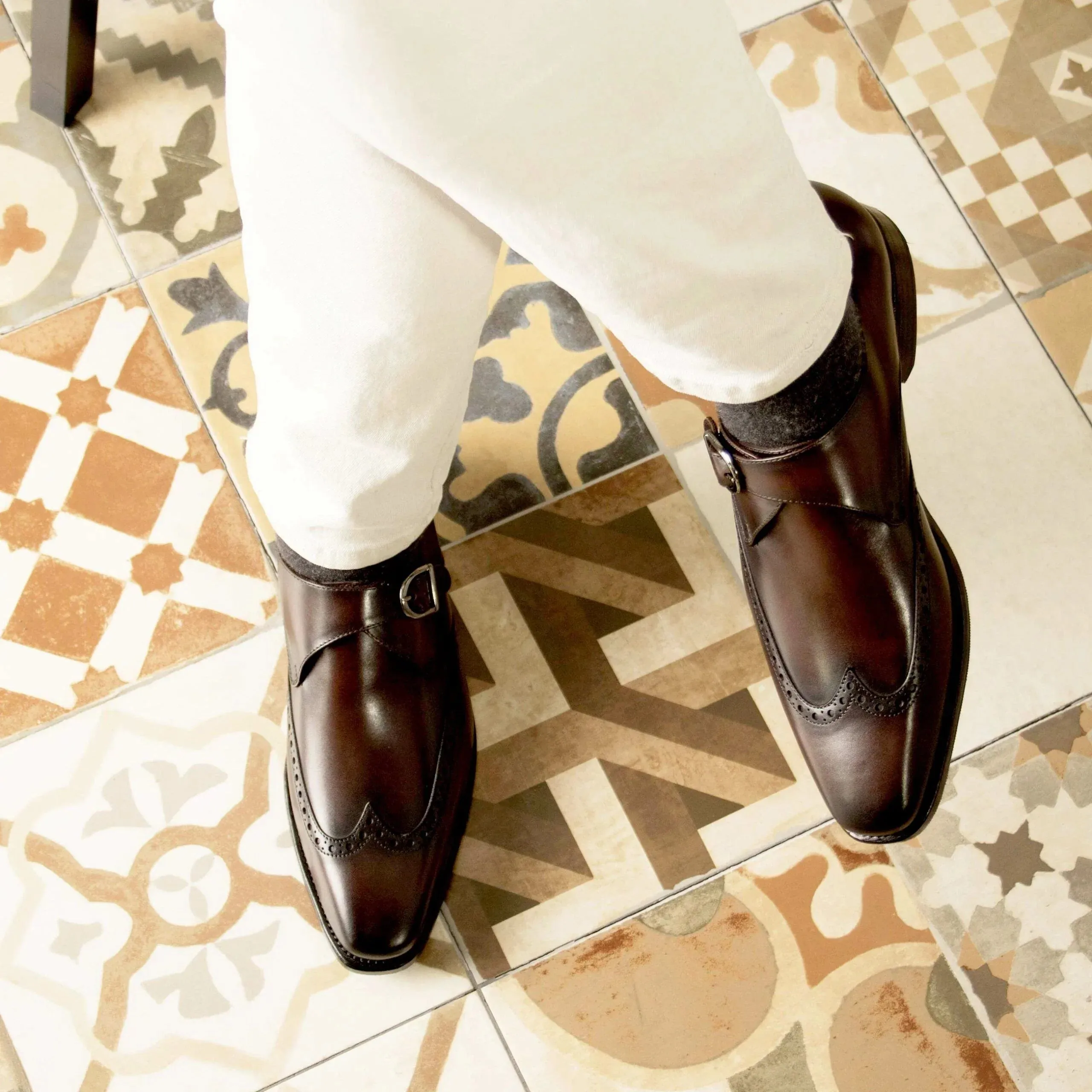 Single Strap Monk Brown