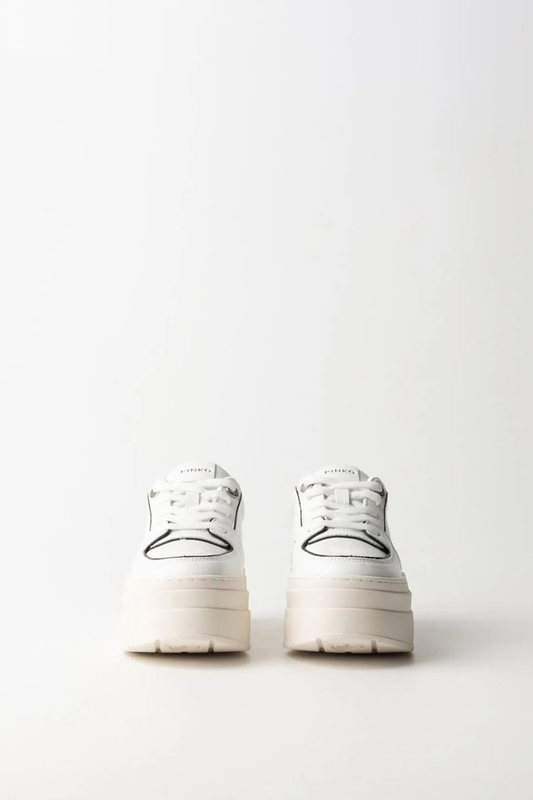 Sneakers Bicolore con Platform
