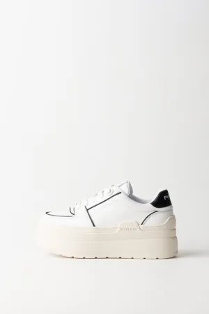 Sneakers Bicolore con Platform