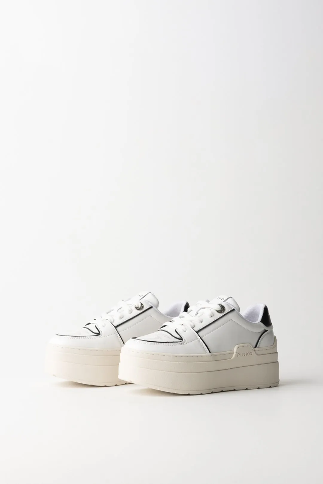 Sneakers Bicolore con Platform