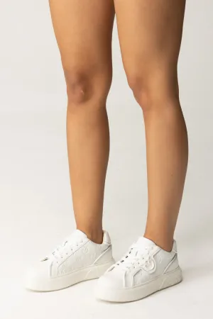 Sneakers con Platform e Insert Omonogram