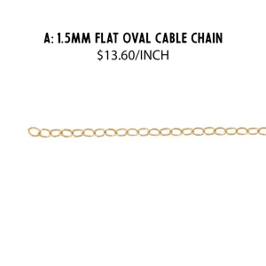 Solid Gold Permanent Jewelry - Deposit Only