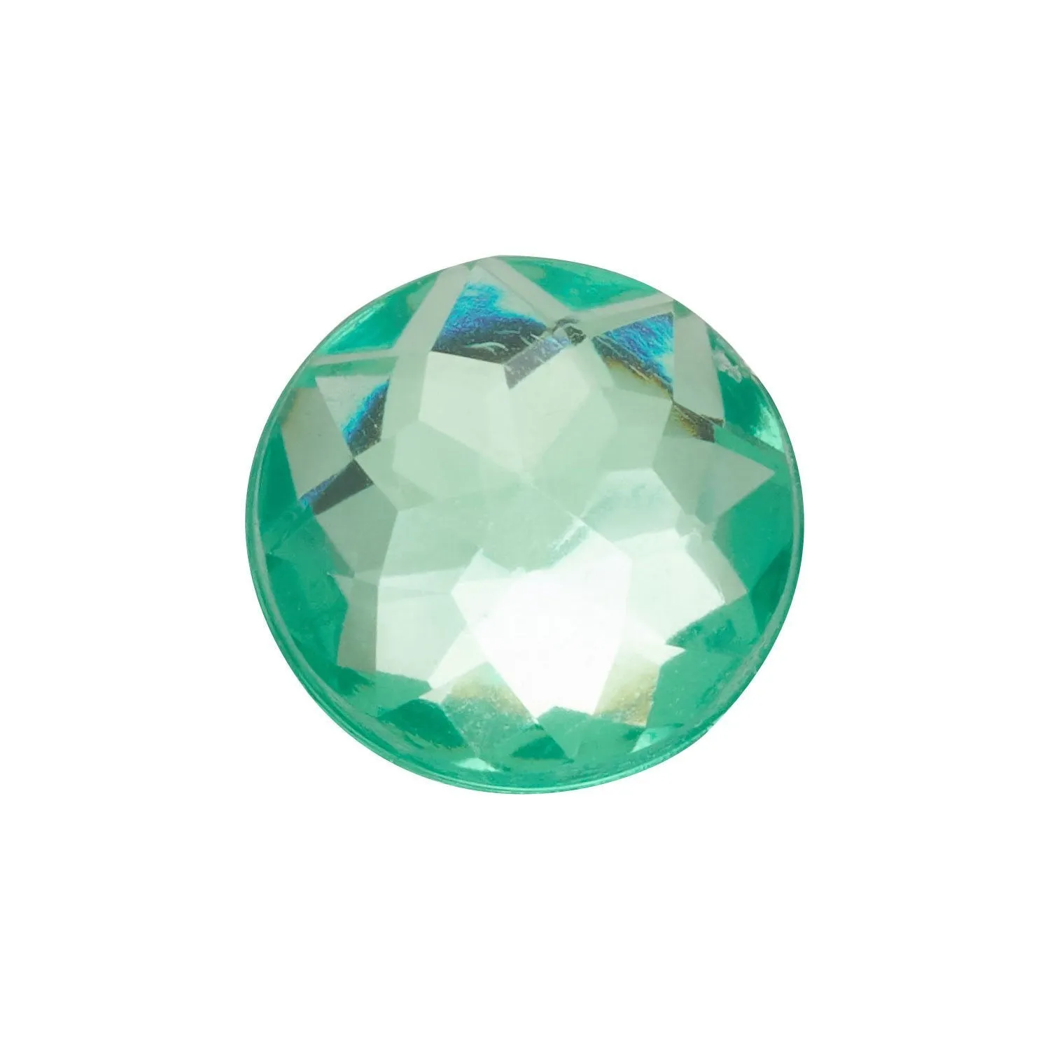 Sparkly Green Circle Jibbitz