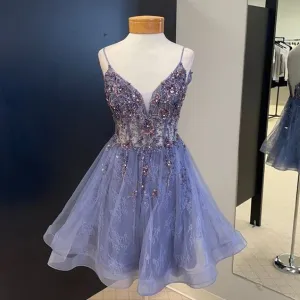 Sparkly Homecoming Dress with Corset Bodice Short Prom Dresses      fg5488