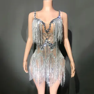 Sparkly Silver Rhinestones