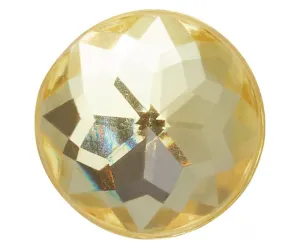 Sparkly Yellow Circle Jibbitz