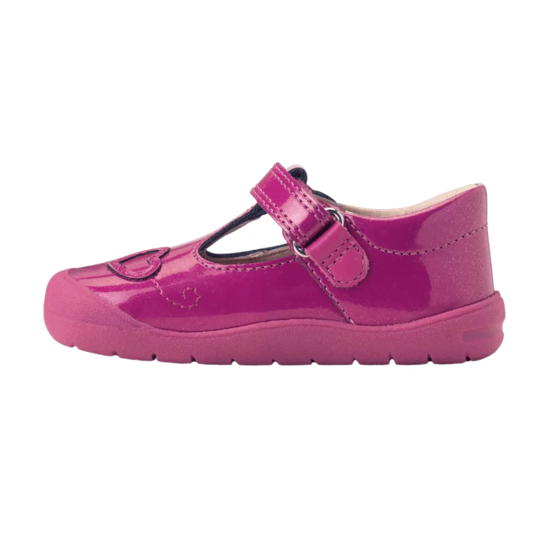 Start Rite Party Girls Shoes - Patent Berry Glitter