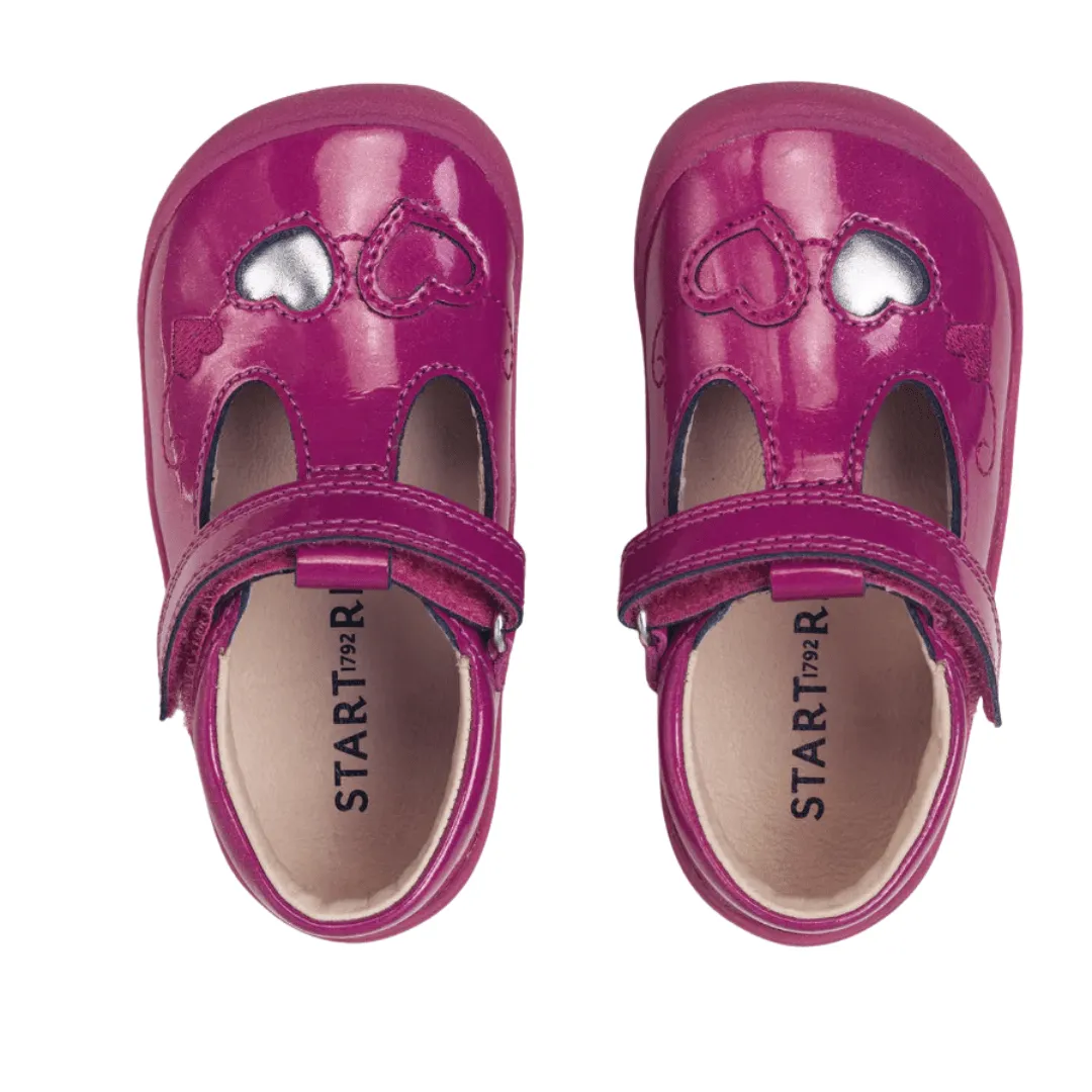 Start Rite Party Girls Shoes - Patent Berry Glitter