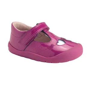 Start Rite Party Girls Shoes - Patent Berry Glitter