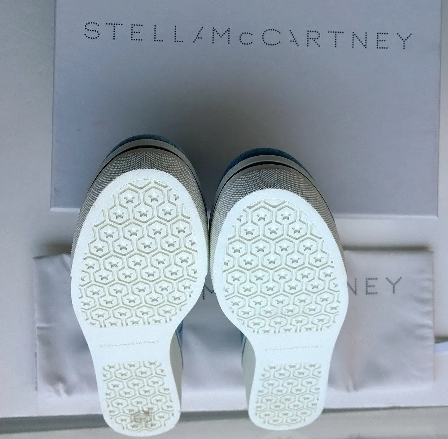 Stella McCartney Binx Denim sneakers loafers vegan