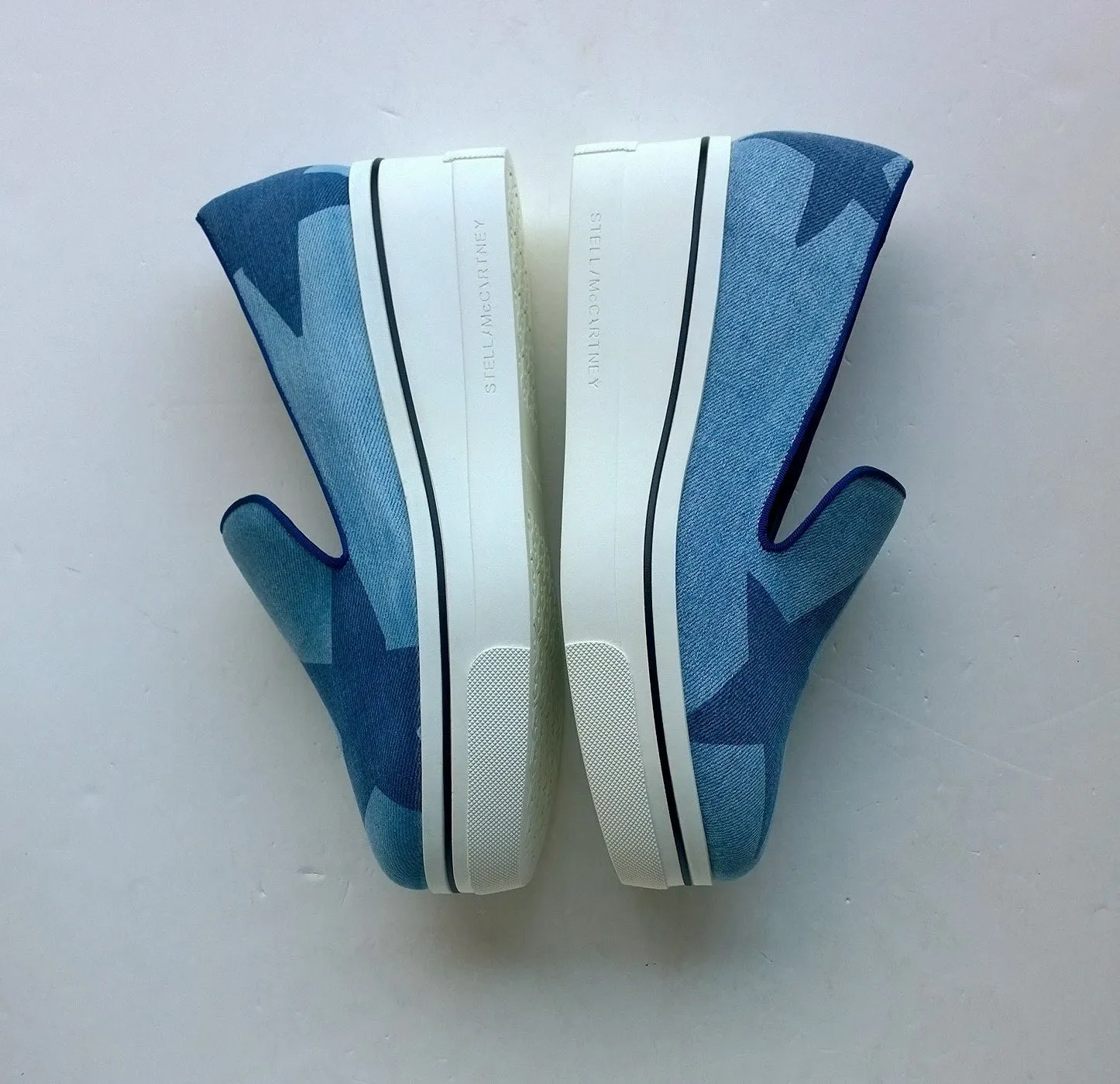 Stella McCartney Binx Denim sneakers loafers vegan