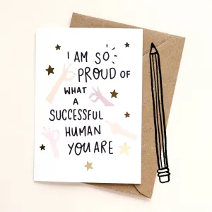 Successful Human Greetings Card