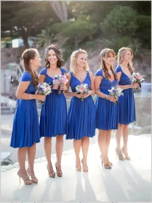 Sweetheart Sleeveless V-neck Bridesmaid Dresses,Short Mini Chiffon Bridesmaid Dresses