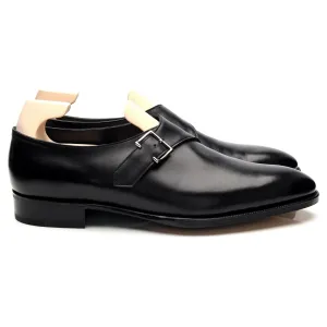 'Swyre' Black Leather Monk Strap UK 8.5 E