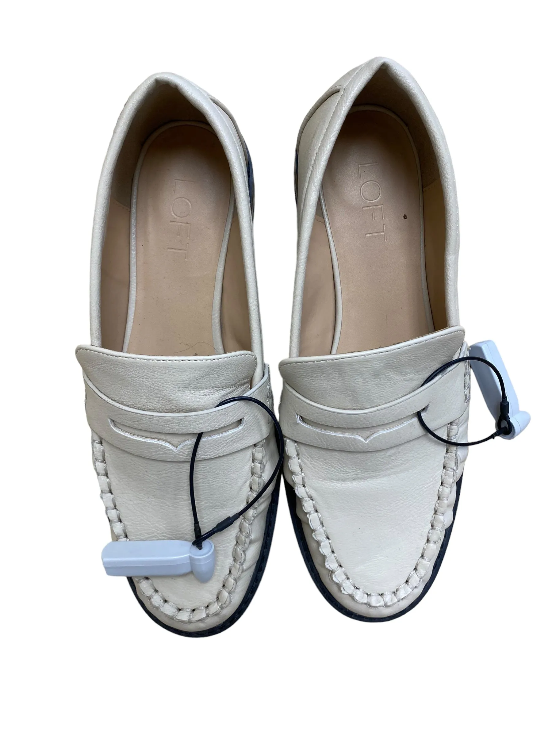Tan Shoes Flats Loft, Size 8.5