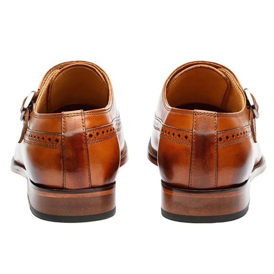 Tan Single Strap Monk