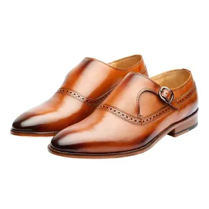 Tan Single Strap Monk