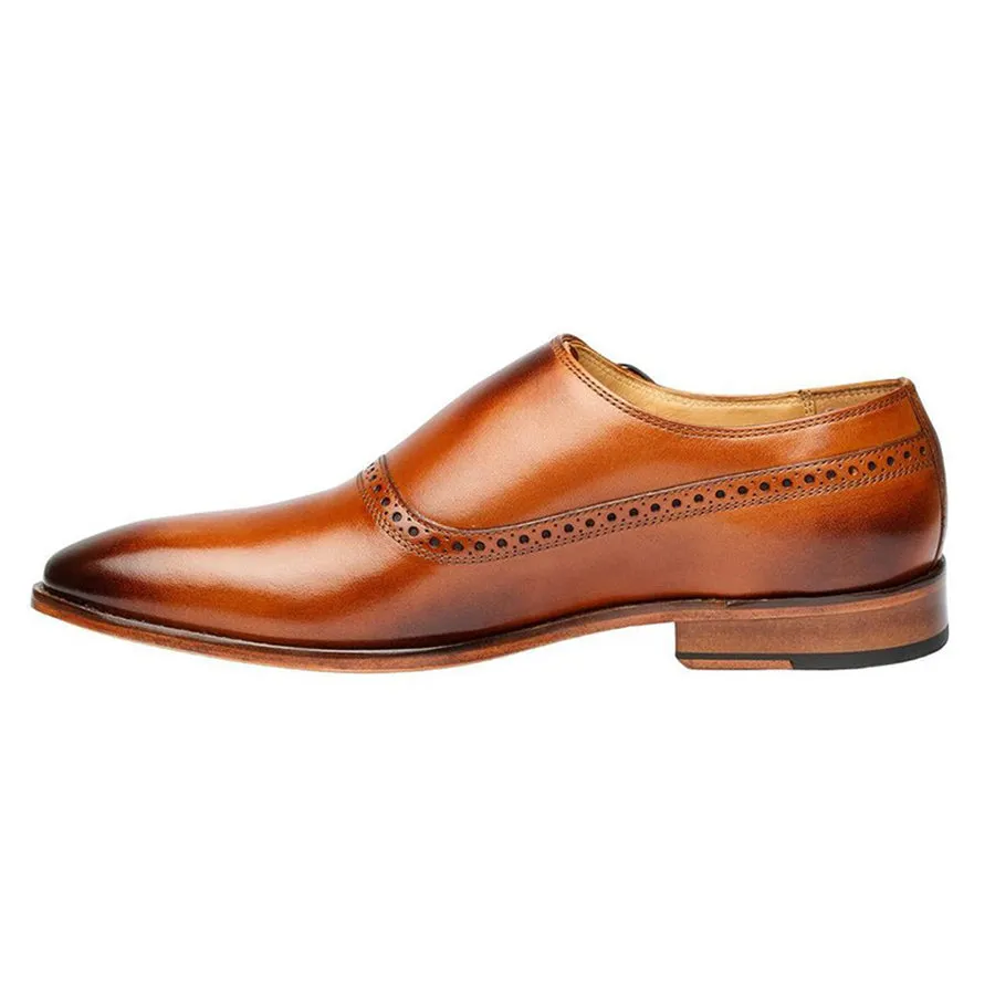 Tan Single Strap Monk