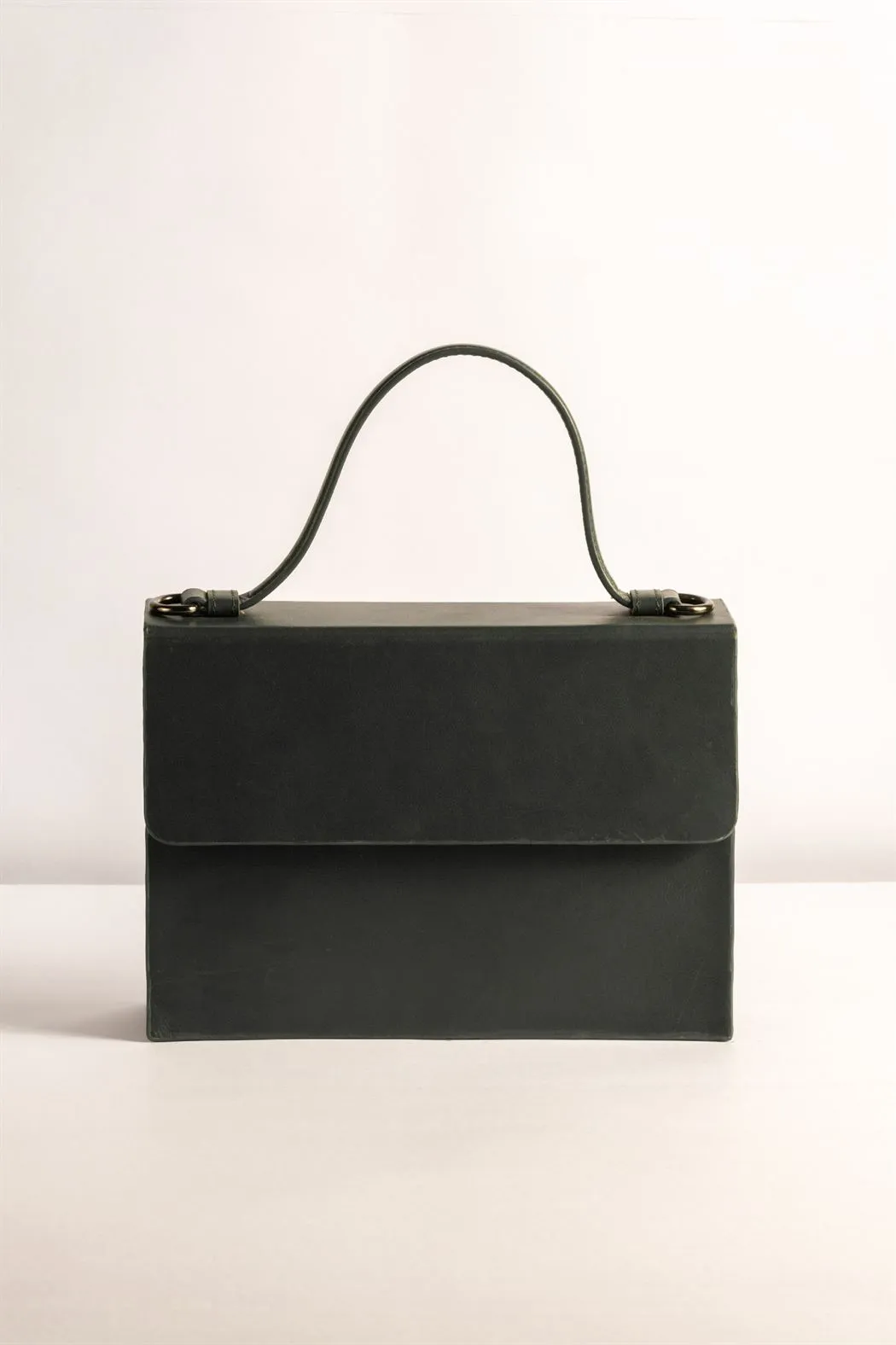 Tanned   I   Carrie Bag      Dark Green  TO/CB-DG  I Leather Bag