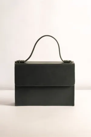 Tanned   I   Carrie Bag      Dark Green  TO/CB-DG  I Leather Bag