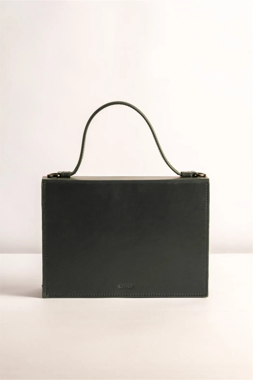 Tanned   I   Carrie Bag      Dark Green  TO/CB-DG  I Leather Bag