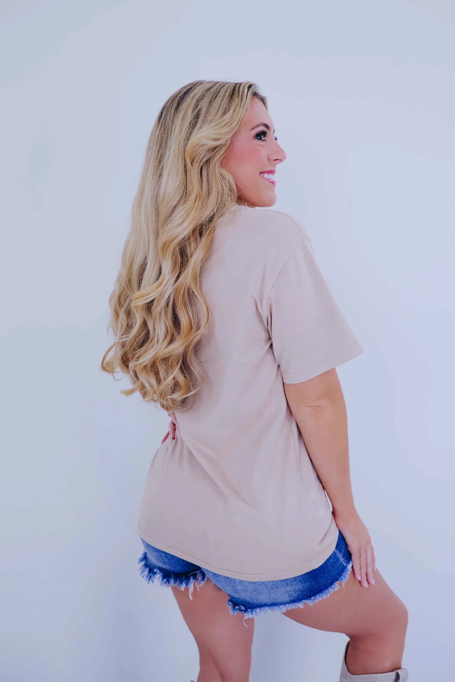 Tennessee Acid Wash Star Graphic Tee