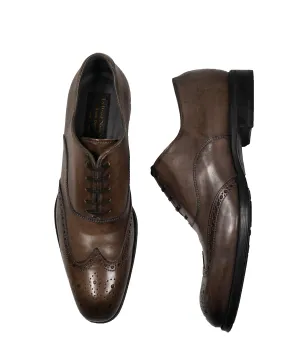 TO BOOT NEW YORK - BURNS Brogue Wingtip Oxfords Burnt Tips - 9