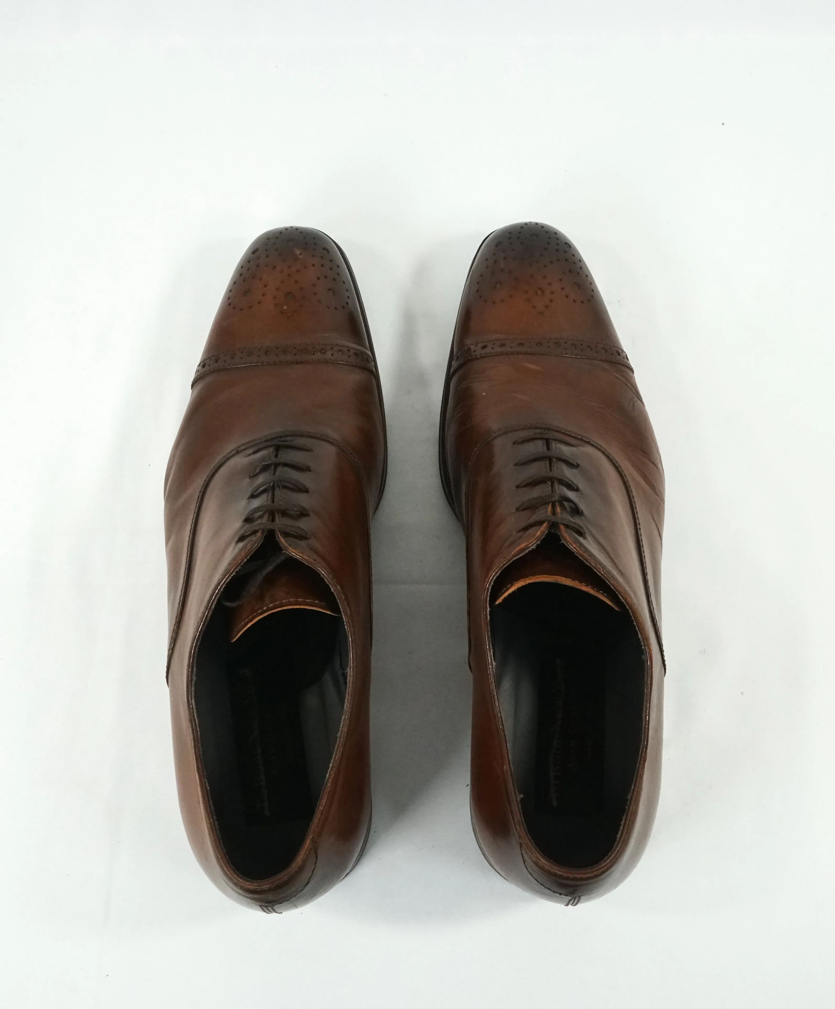 TO BOOT NEW YORK - Burnt Tip Cap Toe Oxfords W Round Toe - 10