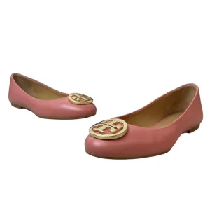 Tory Burch Women's Pink Tramonto Benton 2 Ballet Flat Shoes Sz 6.5