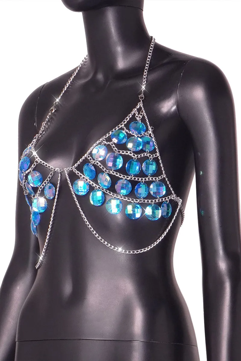 TQ3593 Gems Bralette Top