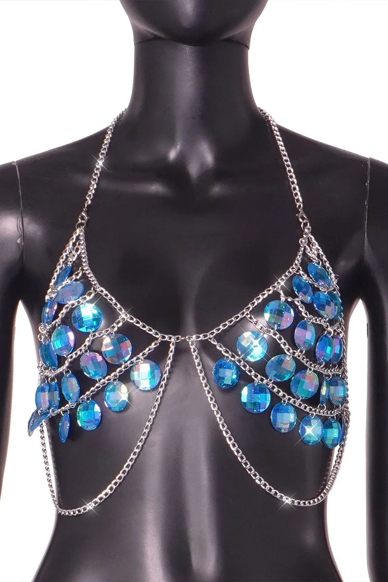 TQ3593 Gems Bralette Top
