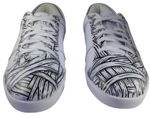 Triesti shoes: White Bandages