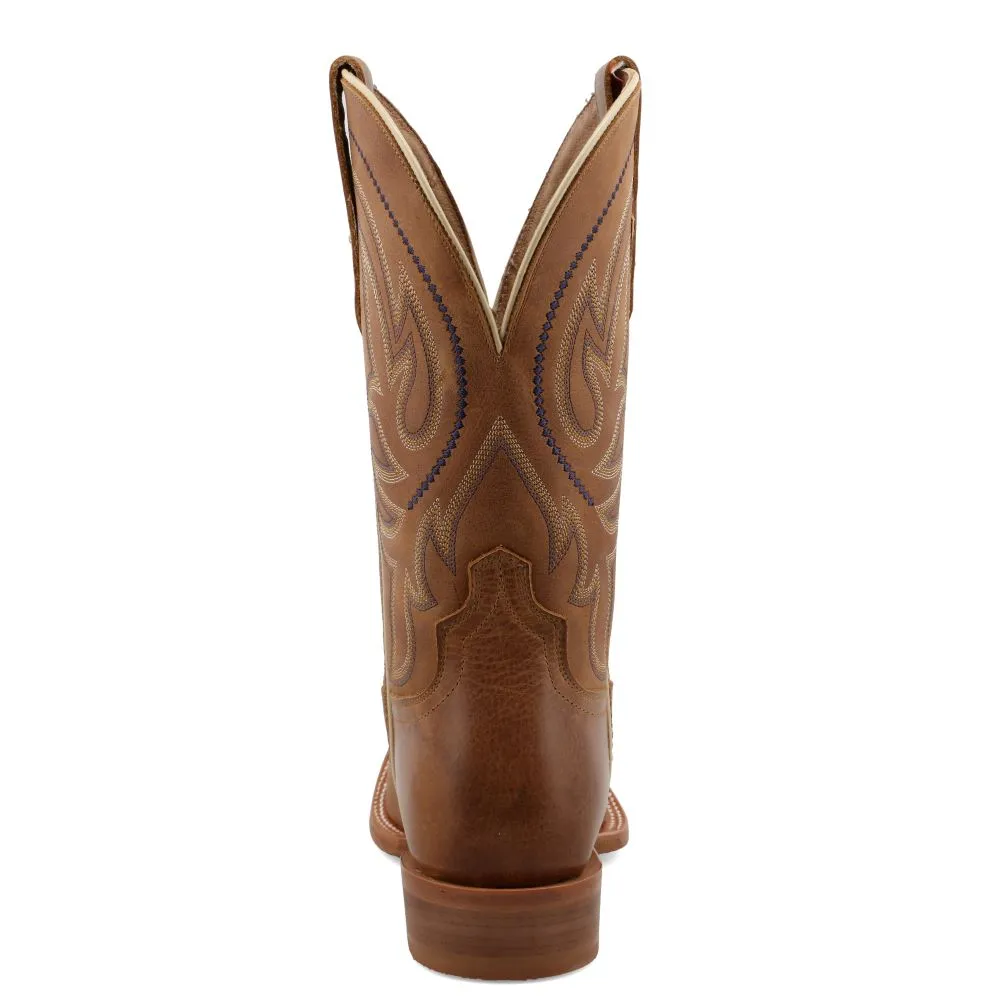 'Twisted X' Men's 12" Rancher Western Square Toe - Cocoa Brown