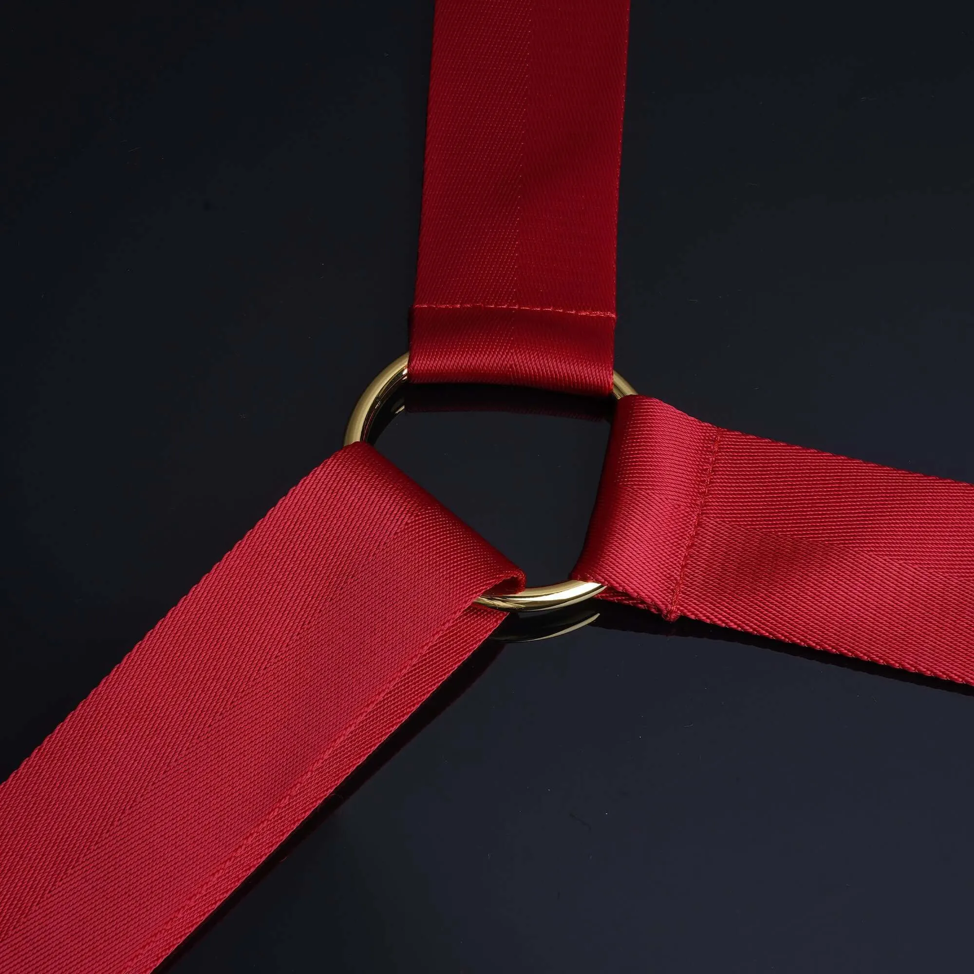 UPKO Bowknot Bed Restraint Straps Red