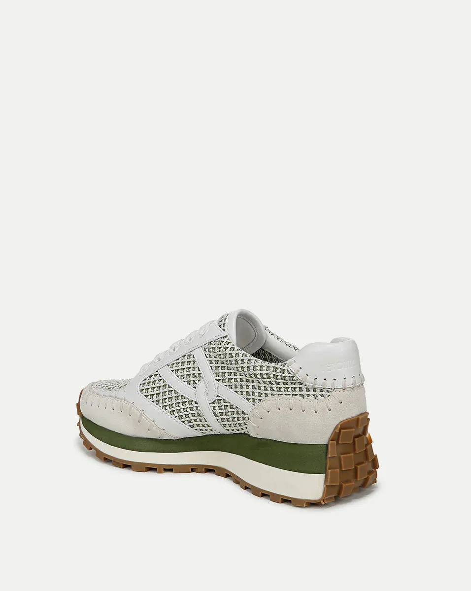 Valentina Mesh Sneaker in Lemongrass Lily