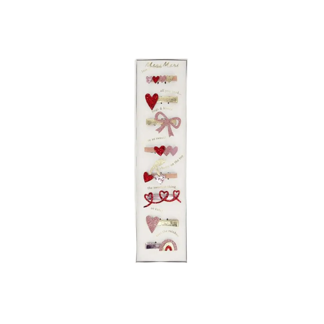 Valentines Hair Clips