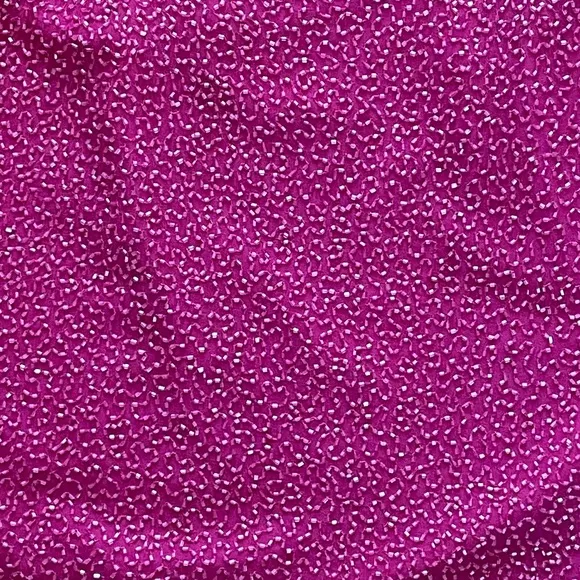 Vintage 90s CACHE hot pink beaded mini skirt