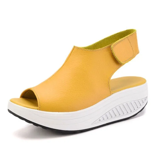 Vintage Wedges Platform Shoes