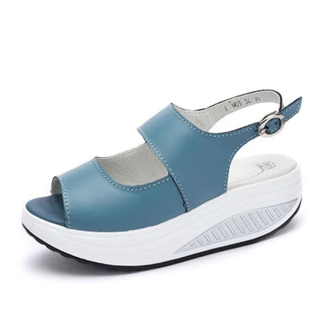 Vintage Wedges Platform Shoes