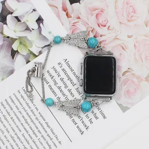 Watch Strap Turquoise Butterfly Strap