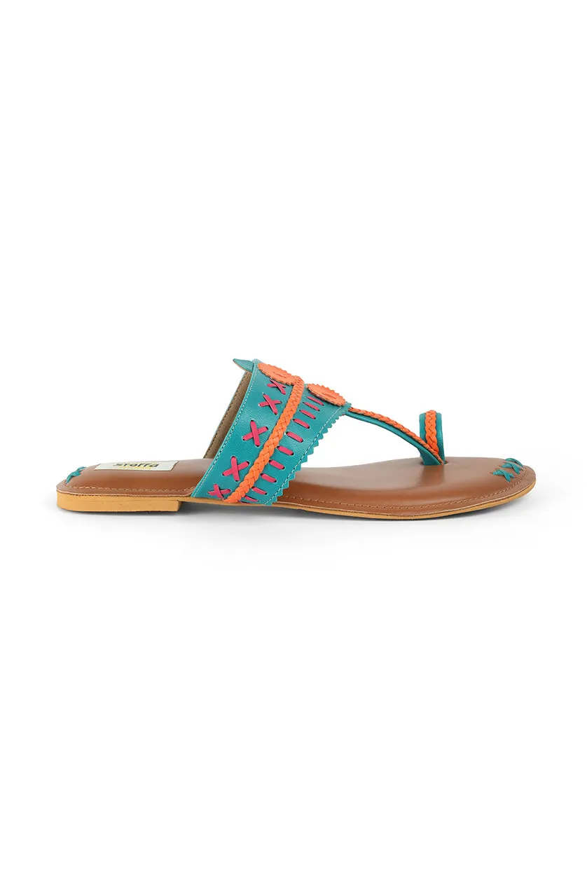 Weave K Flats Green