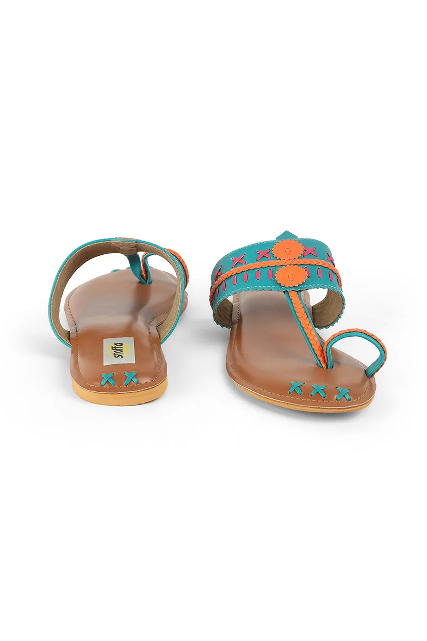 Weave K Flats Green
