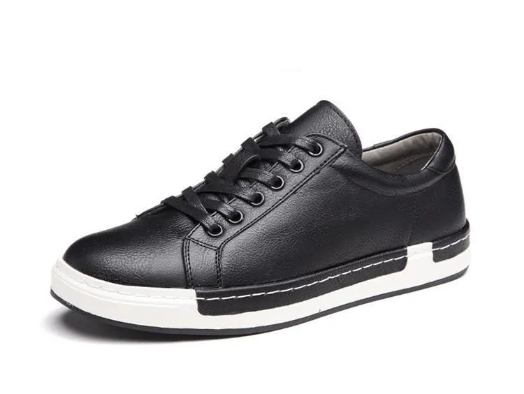 West Louis™ Leather Flats Casual Shoes