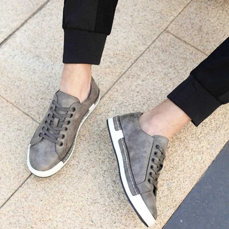 West Louis™ Leather Flats Casual Shoes