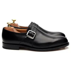 'Westbury' Black Leather Monk Strap UK 8 G