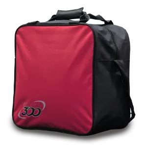 White Dot Single Tote - Red