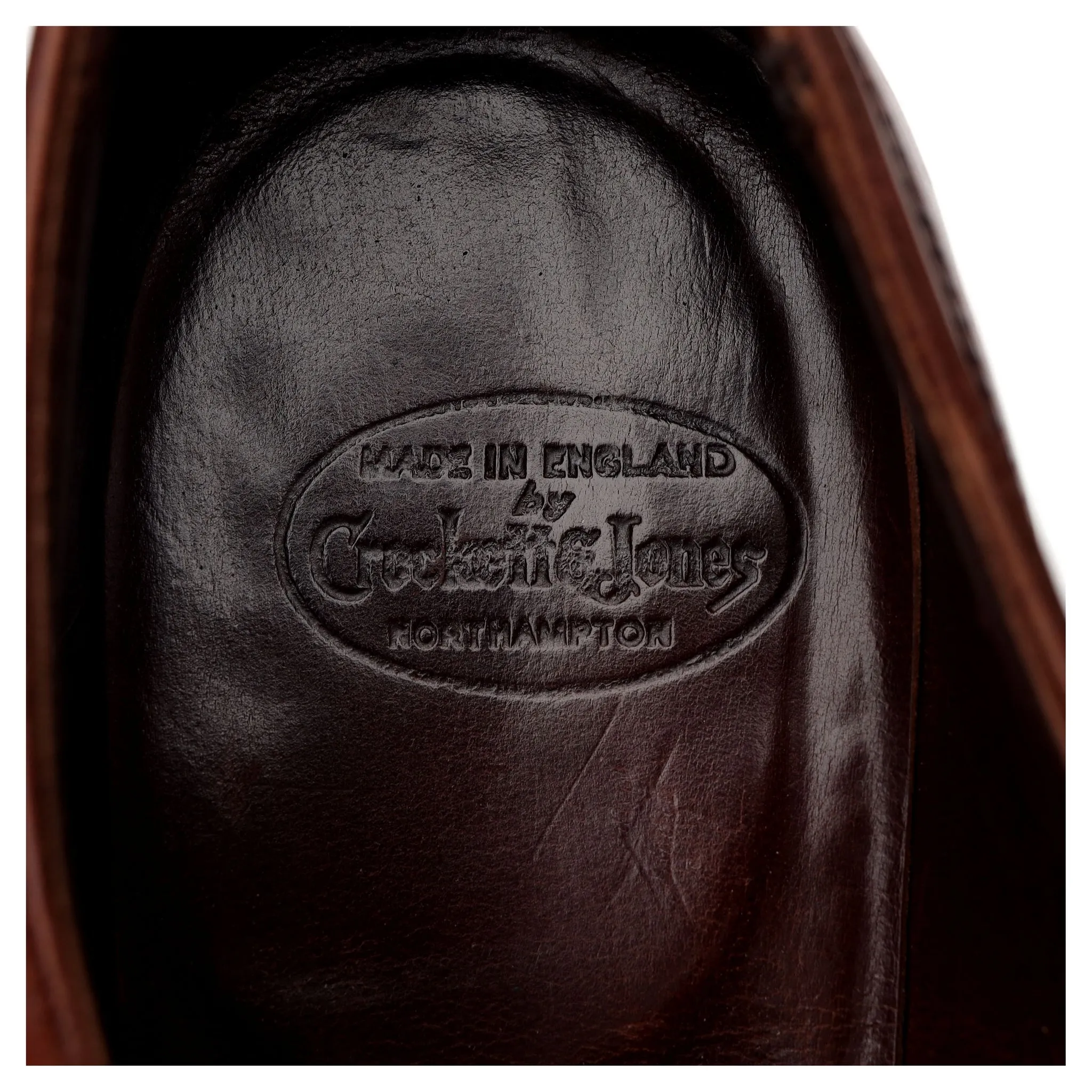 'Winston' Tan Brown Leather Monk Strap UK 7 E