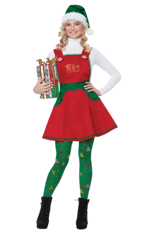 Womens Elf in Charge Costume